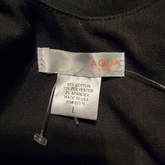 NEW Aqua Black Zip Up Open Back Dress - Picture 3 of 3